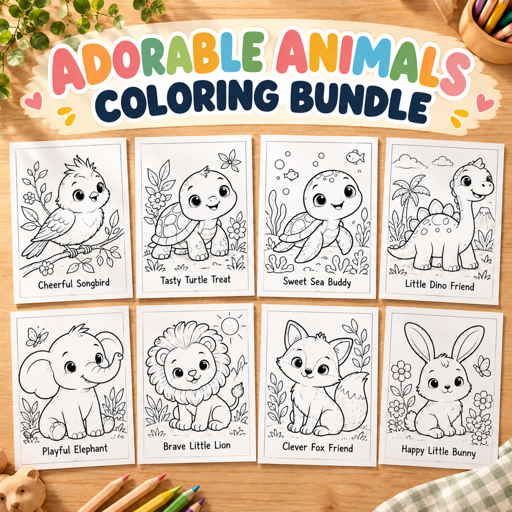 Coloring Pages Bundle, 10000 Printable Designs with PLR and MRR Rights