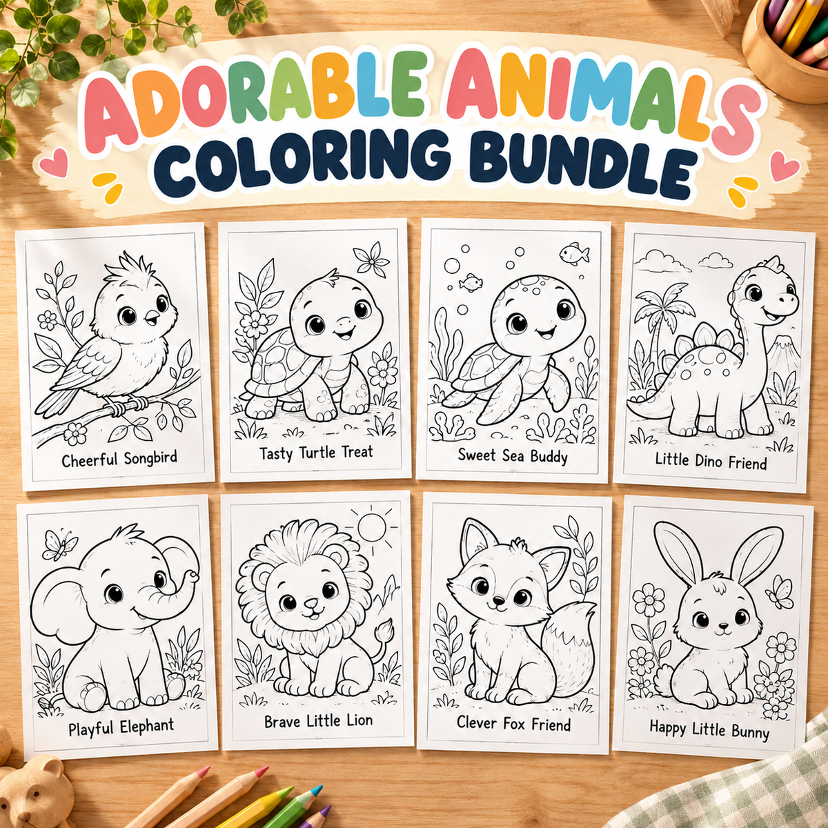 Coloring Pages Bundle, 10000 Printable Designs with PLR and MRR Rights